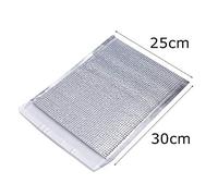 Bolsa de Comida Aislada Desechable, Bolsa de Enfriador Térmico de Aluminio de Aluminio, Conjunto de 10, 25x30 Cm, Plata, para Picnic, Viajes y Almacenamiento Diario de Alimentos, a Prueba de Humedad