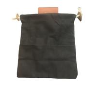 Bolsa de Comida - Almacenamiento portátil para Acampar, Bolsa con cordón, Accesorio de Caza de fácil de Transportar | Bushcraft Travel Randing Outdoor Gear Collection Herramienta para, Negro