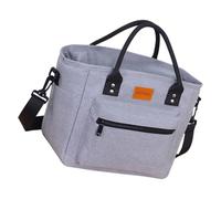 Bolsa de comida fuerte y cálida con múltiples compartimentos Construcción impermeable Cinturón de hombro ergonómico para viajes Entrenamiento Excursiones Contenedor de almuerzo de tela universitaria