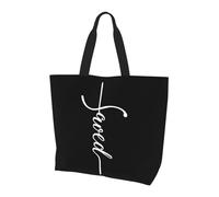 Bolsa De Compra Cruz De Jesús Bolsa Tote Gran Capacidad Portátil Bolsas De Compra Para Trabajo Diario Viajes