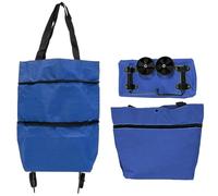 Bolsa de compras con ruedas - Bolsas de viaje portátiles | C0llapsible Shopping Trolley Bags | 2 en 1 Large Capacity Bag Portable | Shopping Reusable Bag With Wheels For Shopping Daily