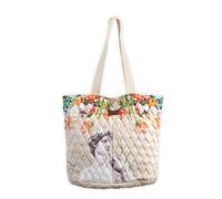 Bolsa de compras Maison d' Hermine, acolchada de algod n, con bolsillos con cremallera y peque o bolso bandolera, ideal para regalar, para el tra