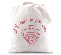 Bolsa de compras para amantes de la música, con texto en inglés "It'll Never Be The Cure", Be the Cure Tg3