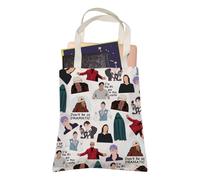 Bolsa de compras para fanáticos de los reality shows de televisión I'm the #1 Guy in This Castle Gamers Green Cloak Lover Gift, Tan dramático, 35cm ( 13.78 inch ) * 38 cm ( 14.96 inch)