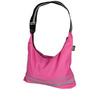 Bolsa de compras plegable de color rosa