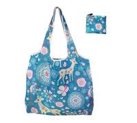 Bolsa de compras plegable, elegante y práctica, ligera, para almacenamiento de comestibles, grande, plegable, para mujeres y hombres, almacenamiento de alimentos, bolsa de comestibles, Ciervo fantasía