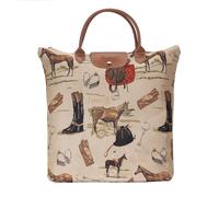 Bolsa de compras plegable reutilizable con dise o de caballo Signare Tapestry (FDAW-HOR)