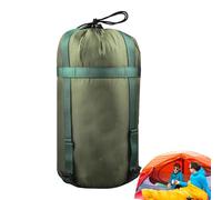 Bolsa de compresión de saco de dormir - de material de nylon impermeable para acampar y mochilero | Bolsa de compresión ligera para equipo de viaje, bolsa de dormir, almacenamiento de ve