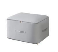Bolsa de compresión para almacenamiento de colchas, perfecta para uso eficiente del espacio y protección (gris)