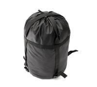 Bolsa de Compresión para Saco de Dormir 2 Piezas 43x23x23cm | Tejido Oxford, Cuatro Correas de Compresión, Uso Exterior, Negro, para Senderismo y Viaje
