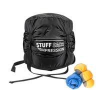 Bolsa de compresión para saco de dormir | Bolsa de secado rápido para mochilero | Accesorios ligeros multifunción para exteriores, equipo de senderismo reutilizable para aventuras, viajes, senderismo
