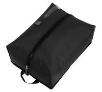 Bolsa de compresión plana negra con ventana visible, diseño a prueba de fugas de 16 L, para almacenamiento de viaje y ahorro de espacio, bolsa de vacío