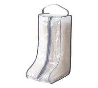 Bolsa de conservación de botas, organizador de almacenamiento de zapatos, protector de calzado con cremalleras para entusiastas de la moda, Gray, H
