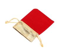 Bolsa de Cordón, Bolsa de Terciopelo 50pcs 7 X 9 Cm Bag de Terciopelo Strish Drawstring Joya Bode Bold Bag (Rojo 7 * 9cm)