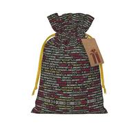 Bolsa de cordón con estampado de código de programación programador para regalos, bolsas de regalo adorables reutilizables, perfectas para joyas y mucho más