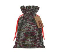 Bolsa de cordón con estampado de código de programación programador para regalos, bolsas de regalo adorables reutilizables, perfectas para joyas y mucho más