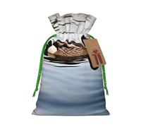 Bolsa de cordón con estampado de pato doméstico para regalos, bolsas de regalo adorables reutilizables, perfectas para joyas y mucho más