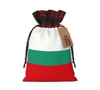 Bolsa de cordón resistente con bandera búlgara de 8.3 x 11.8 pulgadas, bolsa de regalo moderna y práctica para necesidades diarias, 1 unidad