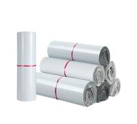 Bolsa de correo YDMHYLAI Bolsas de mensajería de plástico autoadhesivas blancas, bolsa de almacenamiento de sobres de correo for embalaje, 50 Uds.(45x55cm 50pcs)