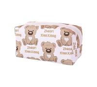Bolsa de cosméticos | Bolsa de almacenamiento de gran capacidad | Cute Bear Portable Cosmetic Bag | Estuche de maquillaje | Bolsa de maquillaje de viaje para organizador Adawd