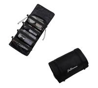 Bolsa de Cosméticos Bolsa de cosméticos for Mujer, Bolsa de Nailon Plegable, Bolsa de Maquillaje con Cuerda, 4 Uds. En 1, Bolsa de cosméticos portátil de Viaje Separable de Malla con Cremallera (Colo