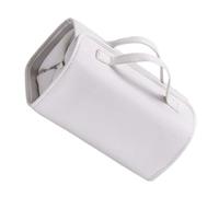 Bolsa de cosméticos con 4 Compartimentos Separados extraíbles Transparentes, Bolsas de Maquillaje Plegables para fácil Viaje y Almacenamiento, Bolsa de Aseo con Ruedas