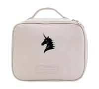 Bolsa de cosméticos con múltiples Bolsillos, White Horse | Resistente agua, gran capacidad, múltiples compartimentos, asas gruesas para almacenamiento de viaje