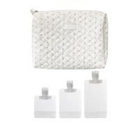 Bolsa De Cosméticos De 1 Pieza, Bolsa Sellada De 3 Piezas, Bolsa De Cosméticos De Algodón, Almacenamiento Portátil De Viaje, Bolsa De Mujer De Gran Capacidad, Bolsa De Vacío Desechable.