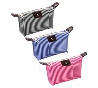 Bolsa De Cosméticos De 3 Piezas, Impermeable Y Duradera, Almacenamiento