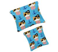 Bolsa de cosméticos de bolsillo con parte superior apretable, bandera de Irán, impermeable, bolsa de maquillaje de viaje para bolso, mini bolsa de maquillaje portátil sin cremallera para mujer, Multi