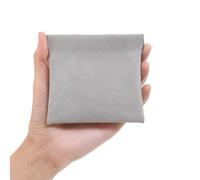 Bolsa de Cosméticos de Bolsillo, de Cuero PU, Impermeable, con Parte Superior Exprimible, Bolsas de Maquillaje Compactas para Mujeres y Niñas para Viajes (Pequeño: 25 X 15 mm / 1