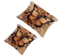 Bolsa de cosméticos de bolsillo pequeño, bolsa de maquillaje de viaje para bolso, sin cremallera, mini bolsa de maquillaje para mujeres y niñas, patrón floral vintage de flores de poni, Multi 03,