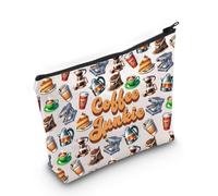 Bolsa de cosméticos de café, regalo para amantes del café, regalo temático del café, regalo de barista para mujeres, Bolsa de café