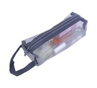 Bolsa de cosméticos de malla, bolsa con cremallera para maquillaje, bolsas de almacenamiento transparentes para cosméticos, bolso de mano, bolsa de aseo para el hogar, oficina, accesorios de voy