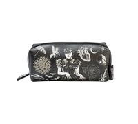 Bolsa de cosméticos de miércoles, material acolchado, compacto, tama