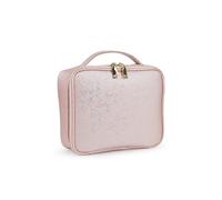 Bolsa de cosméticos de piel sintética de gran capacidad para mujer, estuche de maquillaje hecho a mano