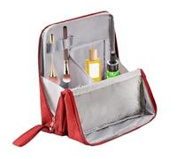 Bolsa de cosméticos de tamaño de viaje bolsa cosmética vertical portátil | Estuche de viaje para champú, base, acondicionador, crema solar, laca y