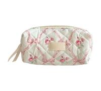 Bolsa de cosméticos de viaje, 19 x 8,5 x 7,5 cm, multifuncional, floral, bolsa impermeable para bolígrafos con cremallera de viaje, resistente al desgaste para bolígrafos, bolígrafos de colores,