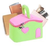 Bolsa de cosméticos de viaje - Bolsa de cosméticos con forma de casa para mujer - Organizador de aseo portátil para cosméticos mujeres niñas diario oficina gimnasio exterior viaje excursiones