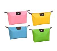 Bolsa de cosméticos de Viaje de 4 Piezas, Bolsa de Almacenamiento de Productos para el Cuidado de la Piel, Bolsa de cosméticos portátil, Neceser para Mujer, Bolsa Plegable