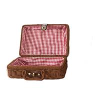 Bolsa de cosméticos de viaje de gran capacidad, caja de regalo, bolsas de maquillaje, organizador portátil para mujeres y niñas, bolsa de maquillaje pequeña y bonita, Brown, 26X18X11CM