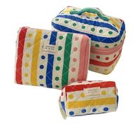 Bolsa de cosméticos de viaje de gran capacidad con cremallera, bolsa de aseo de arco iris, accesorios de maquillaje, organizador de arco iris, Set, Mass Beauty