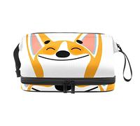 Bolsa de cosméticos de viaje de gran capacidad, divertido perro I Am Welsh Corgi, bolsa de maquillaje, bolsa de maquillaje impermeable, Varios colores, 27x15x14 cm/10.6x5.9x5.5 in
