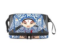 Bolsa de cosméticos de viaje multifuncional con asa, bolsa de cosméticos de viaje de gran capacidad, actriz china de Pekín, Varios colores, 27x15x14 cm/10.6x5.9x5.5 in