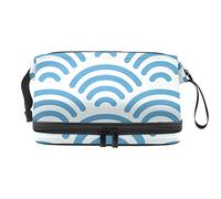 Bolsa de cosméticos de viaje multifuncional con asa, menos es más estilo, bolsa de cosméticos de viaje de gran capacidad, Varios colores, 27x15x14 cm/10.6x5.9x5.5 in