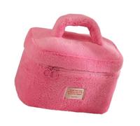 Bolsa De Cosméticos Felpa Elegante Y Resistente para Uso Diario Y Viajes Adecuada Todos Los Estilos Organización Cosméticos Uso Diario Bolsas Almacenamiento Artistas