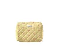 Bolsa de cosméticos floral para mujer, bolsa de cosméticos decorativa, bolsa portátil para artículos de tocador, estuche para niñas, H2, As picture