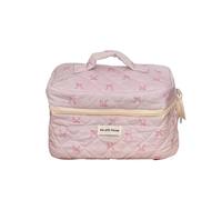 Bolsa de cosméticos floral para mujer, bolsa de cosméticos decorativa, bolsa portátil para artículos de tocador, estuche para niñas, B3, As picture