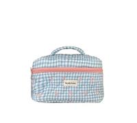 Bolsa de cosméticos floral para mujer, bolsa de cosméticos decorativa, bolsa portátil para artículos de tocador, estuche para niñas, G3., As picture