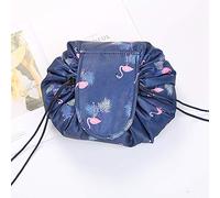 Bolsa de Cosméticos, ONEGenug Bolsa de Maquillaje, Organizador de un Solo Paso con Diseño de Cordón, Bolsa de Cosméticos para Señoras Perezosas